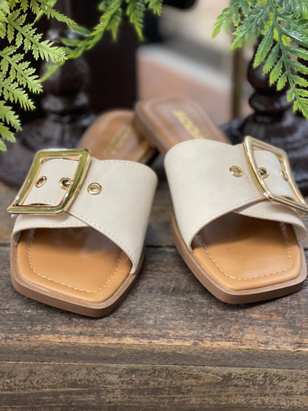 The Apresea Gold Buckle Slide
