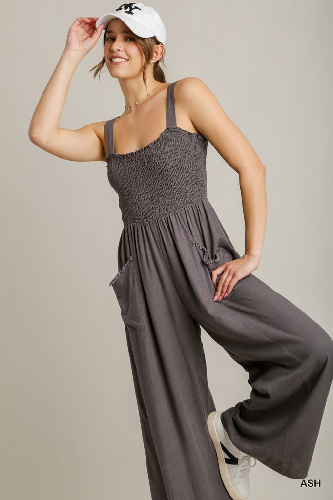 The Brandy Smocked Romper