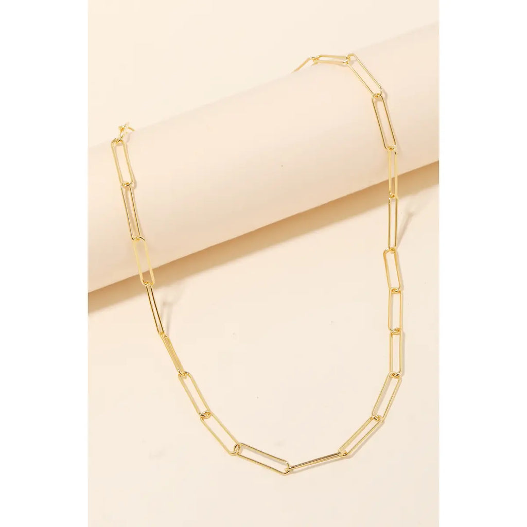 The Thin Oval Chain Link Necklace