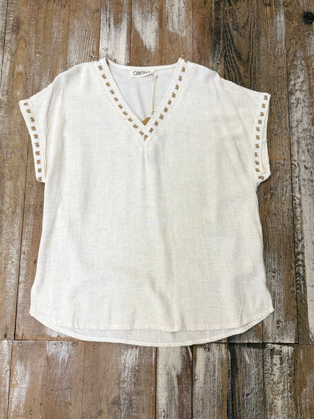 The Shannon Linen Top
