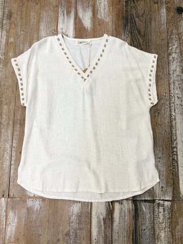 The Shannon Linen Top
