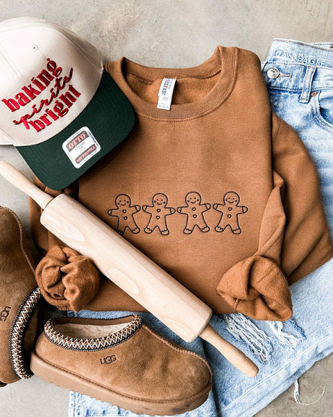 The Gingerbread Embroidered SweatShirt