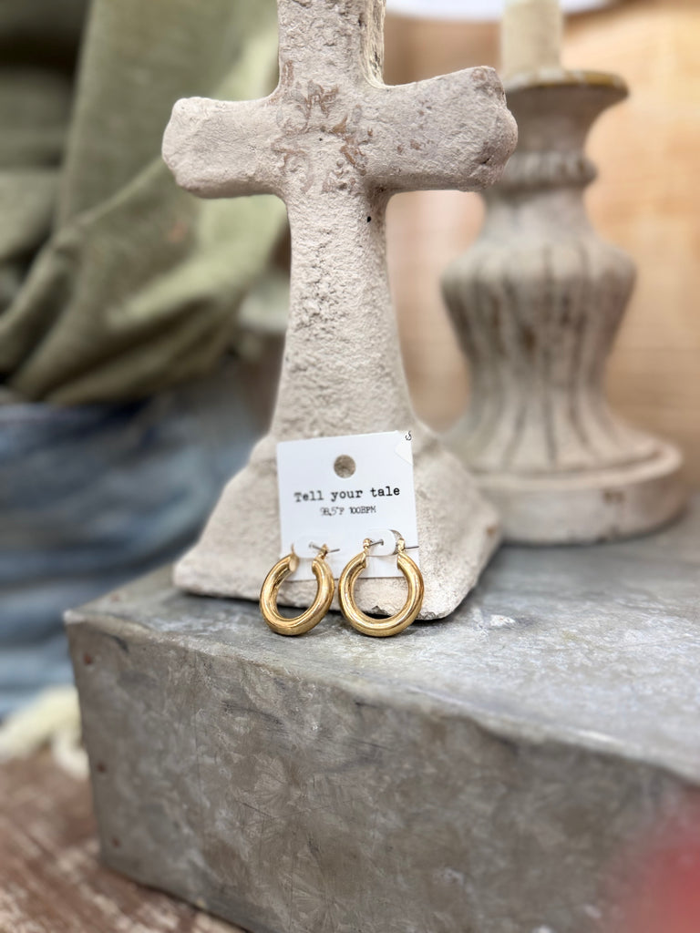 The Medium Chunky Hoop Earrings