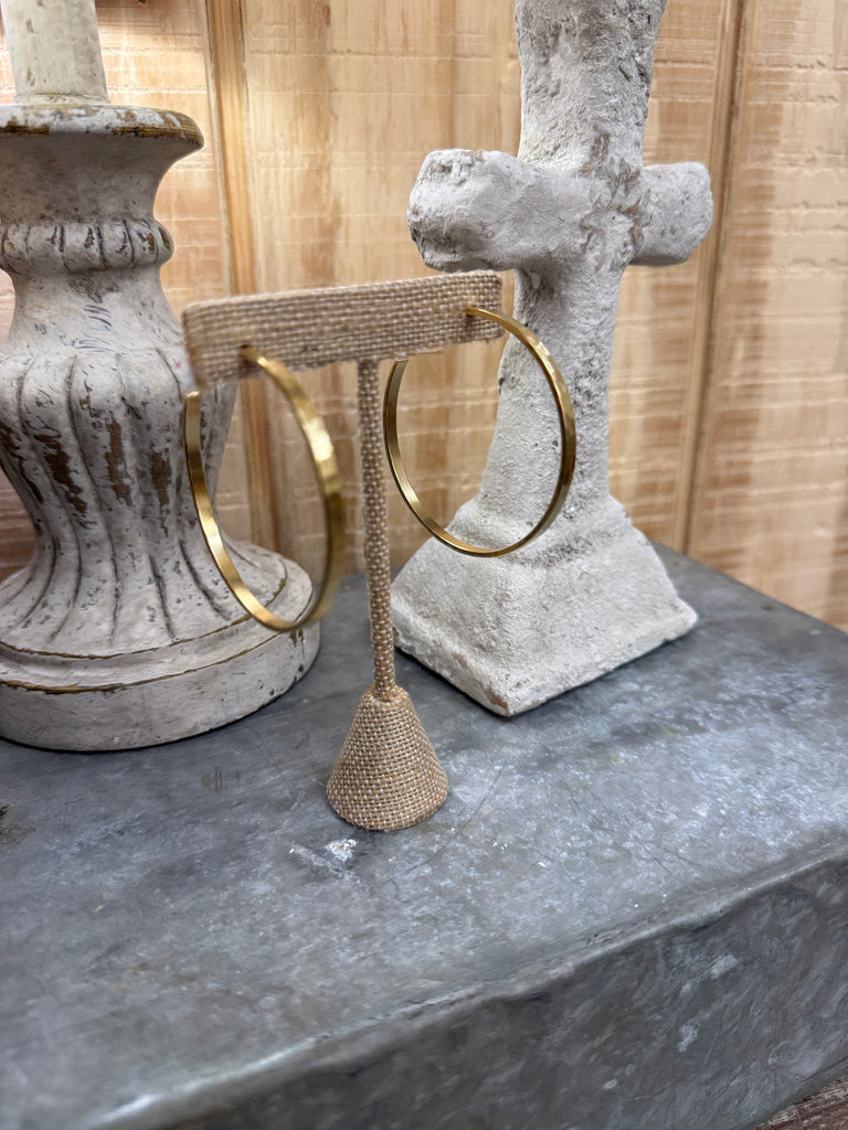 The Morgan 20" Gold Hoops