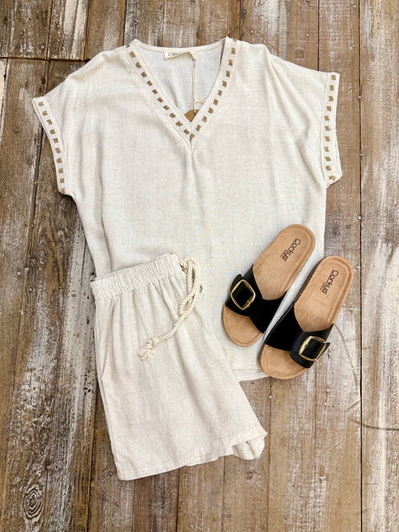 The Grace Linen Short