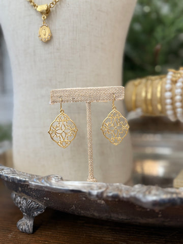 The Gold Filled Filigree Earrings