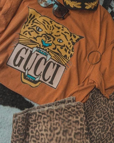 The Gucci Tiger Graphic Tee
