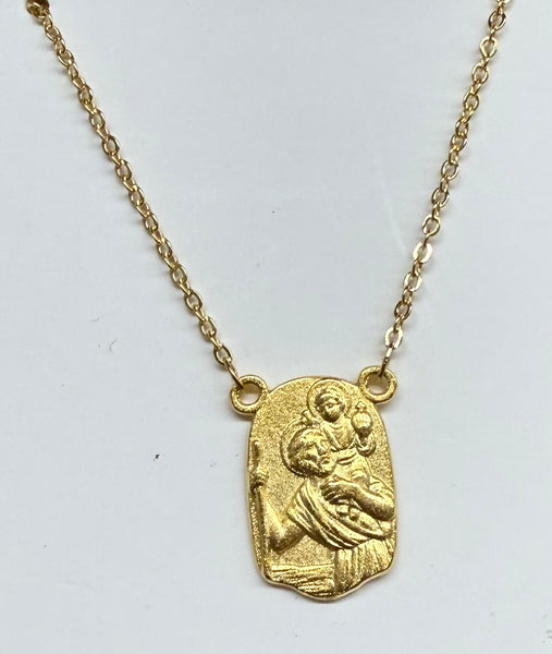 The Gold St. Christopher Necklace