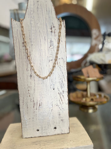 The Thick Ball/Link Necklace W/Earrings