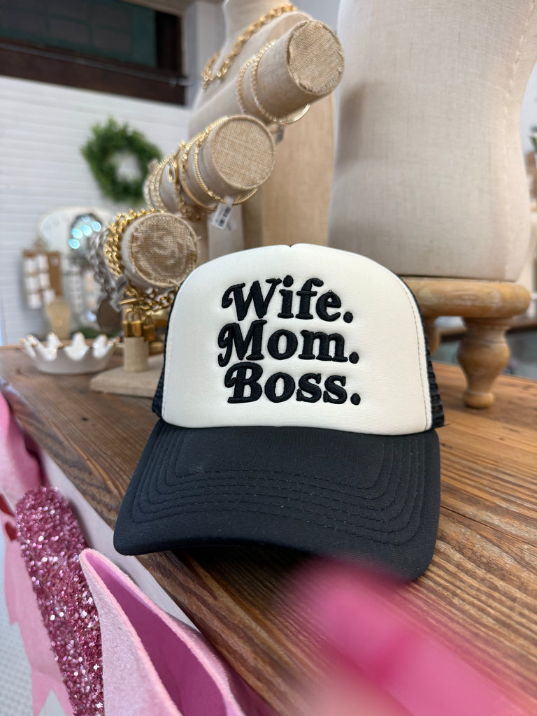Wife. Mom. Boss. Cap