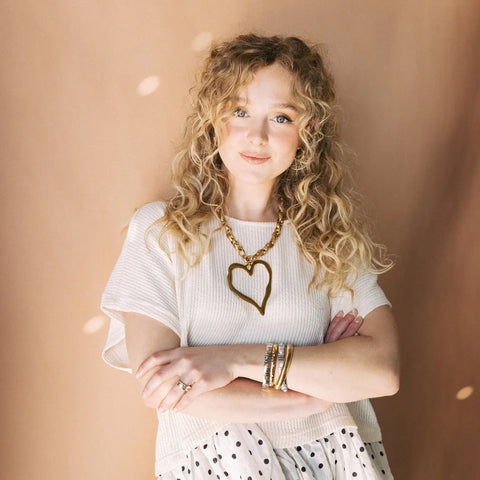 The Big Open Heart Necklace