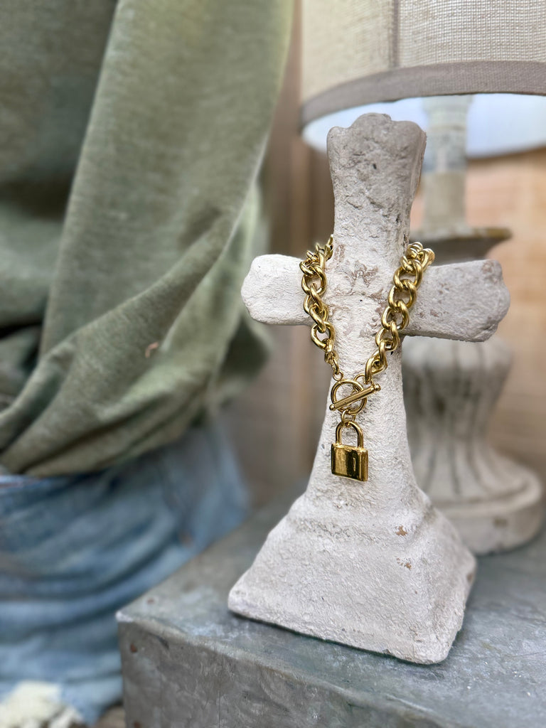 The Gold Locket Bracelet