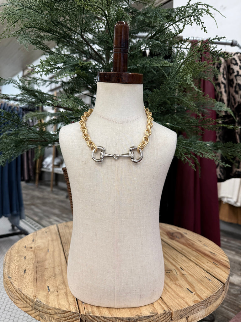 The Lipsey Gold Chain w/Silver Bit