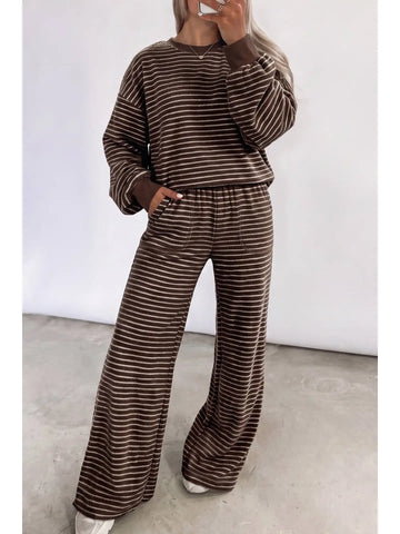 The Ellie Stripped 2PC Set