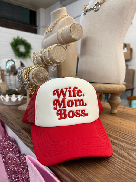 Wife. Mom. Boss. Cap