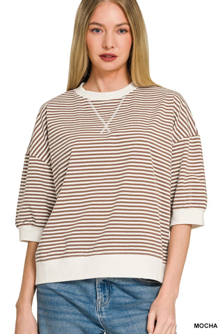 The Hazel Stripped Pull Over