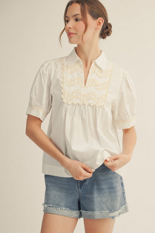 The Jill Ric-Rac Spring Top