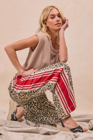 The Callie Leopard Track Pant