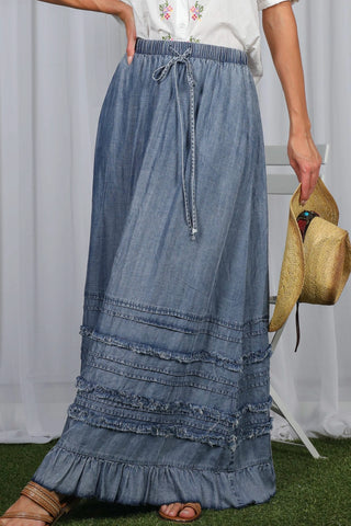 The Lisa Chambray Skirt