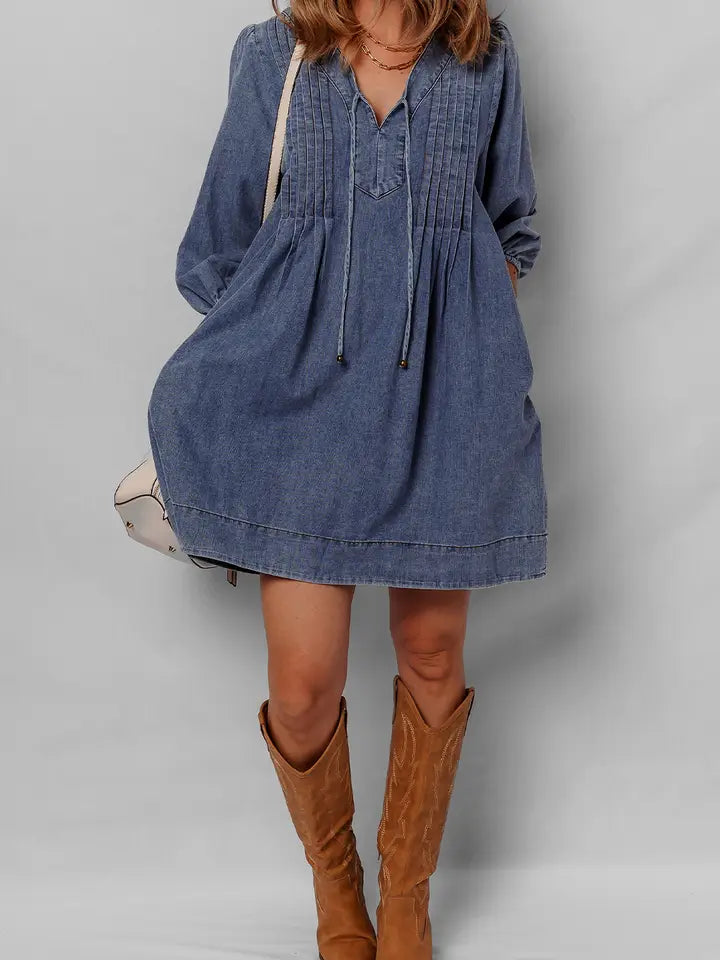 The Melody Denim Dress