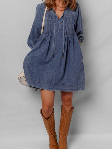 The Melody Denim Dress