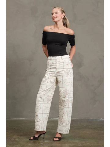 The Go West Embroidered Jean