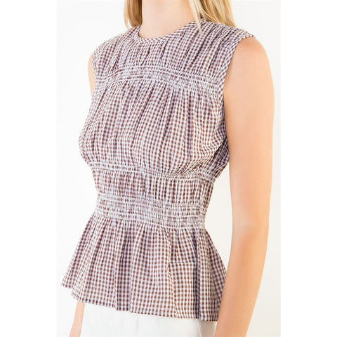 The Reese Gingham Top