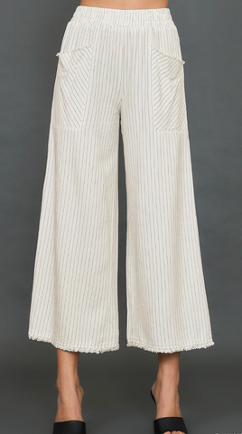 The Max Striped Linen Pant