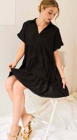The Amanda Linen Dress