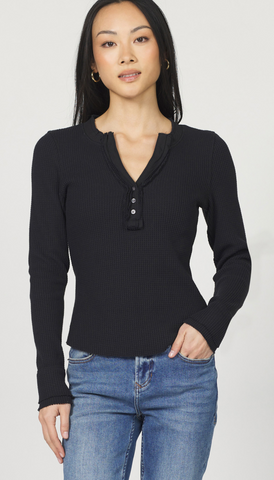 The Dear John Luna Henley Style Top