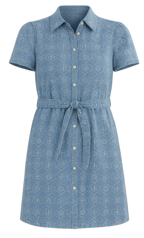 The Neoma Eyelet Embroidery Dress