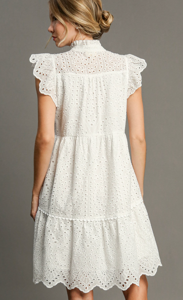 The Grace Eyelet Dress