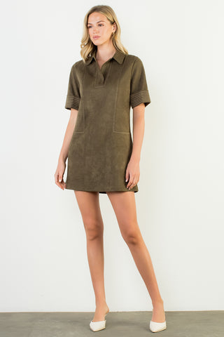 The Valley Suede Dress