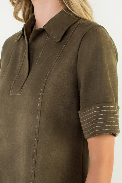 The Valley Suede Dress