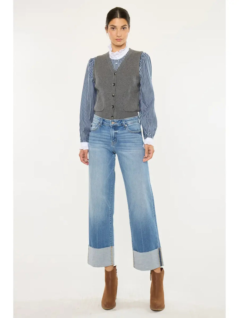 The Sam Mid-Rise Cuffed Jean