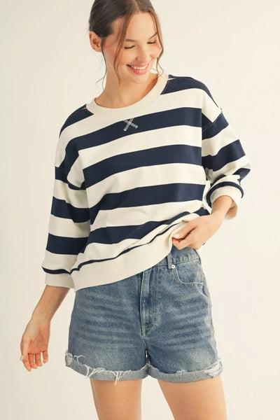 The Willow Stripped Top