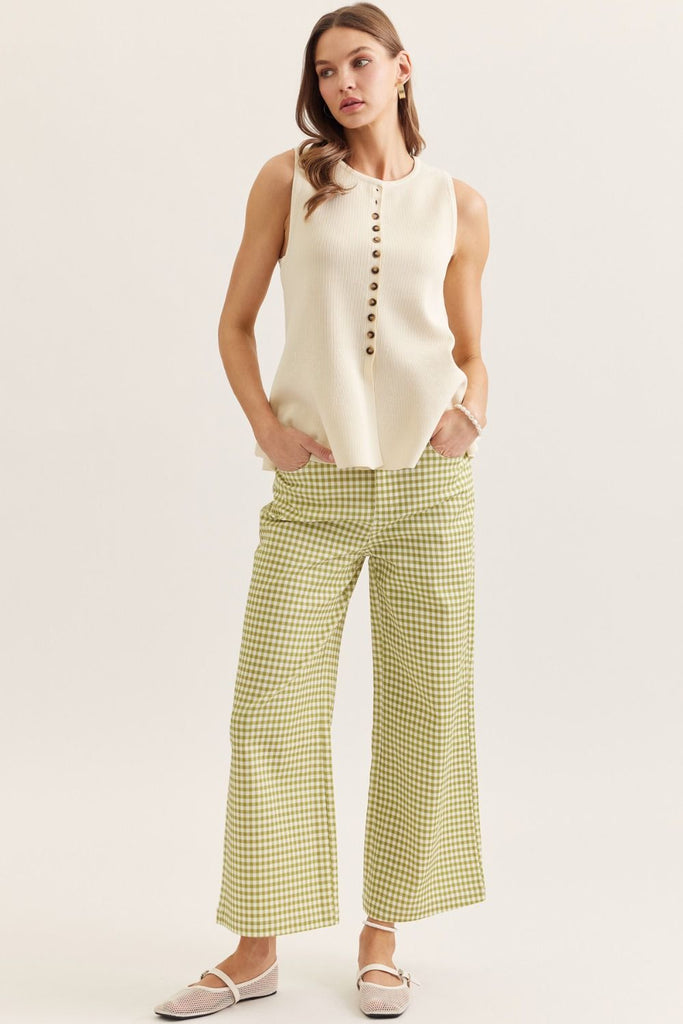 The Abbi Gingham Pant