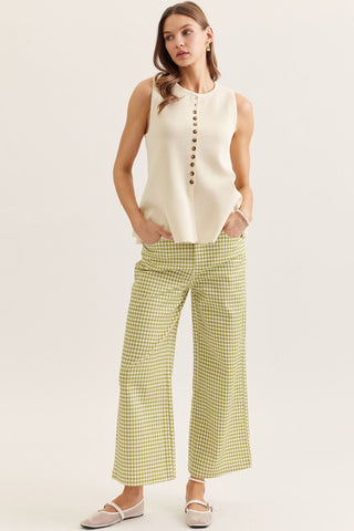 The Abbi Gingham Pant