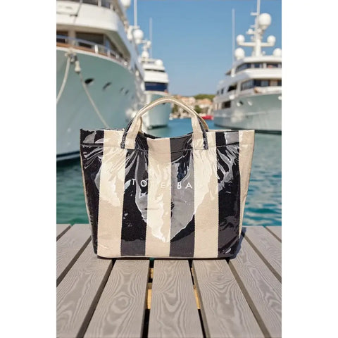 The Black & Cream Tote