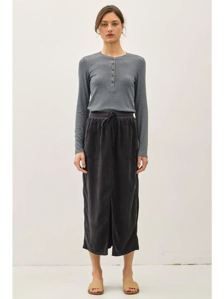 The Gatlin Tencel Midi Skirt