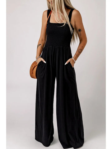 The Harper Smocked Jumpsuit