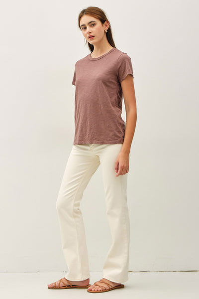 The Genni Basic Cotton Slub Top