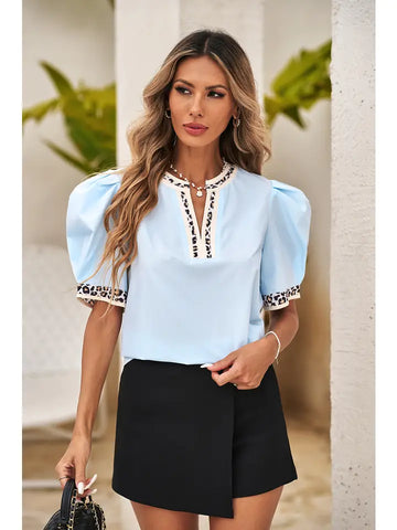 The Dusty Light Blue Top