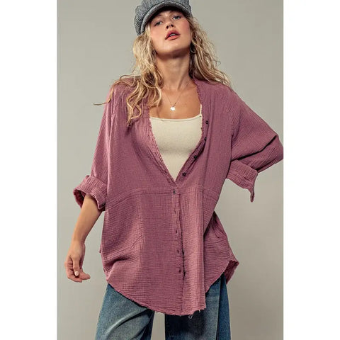 The Iris Vintage Gauze Top