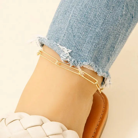 The Paperclip Anklet