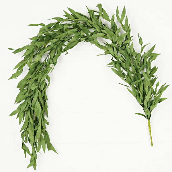 The Faux Green Herb Garland