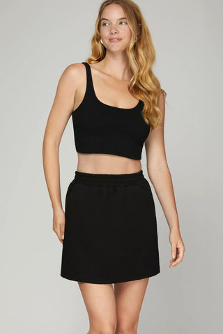 The Jaycee Scuba Mini Skirt