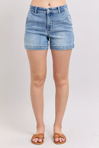 The Kris Denim Trouser Short