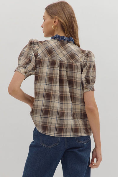 The Jennings Fall Plaid Top