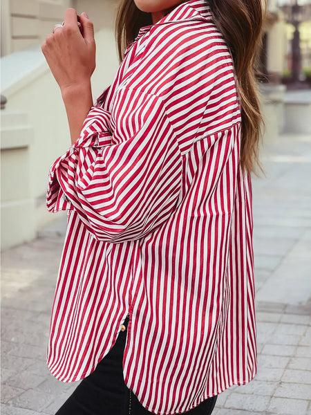 The Jules Red Stripe Shirt